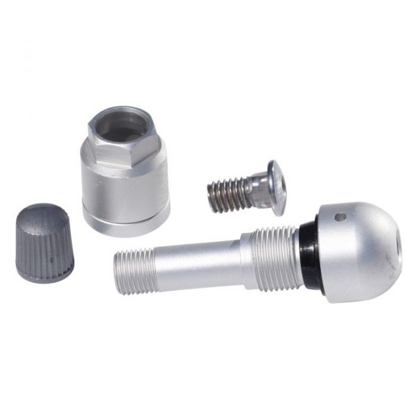 TPMS Service Kit - Complete Mercedes valve stem w/ internal shear collar; Siemens-Continental sensors